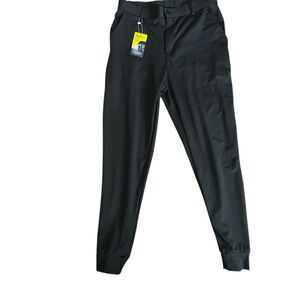 CANGHPGIN Men’s Athletic Joggers – Size L, Black, Lightweight & Stretch